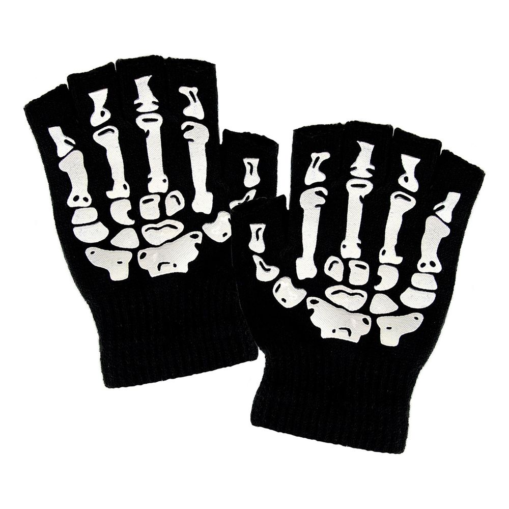 Fingerløse Skelethandsker