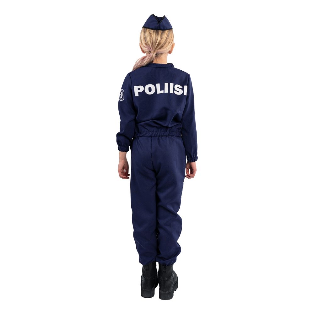 Finsk Politi Barn Kostyme