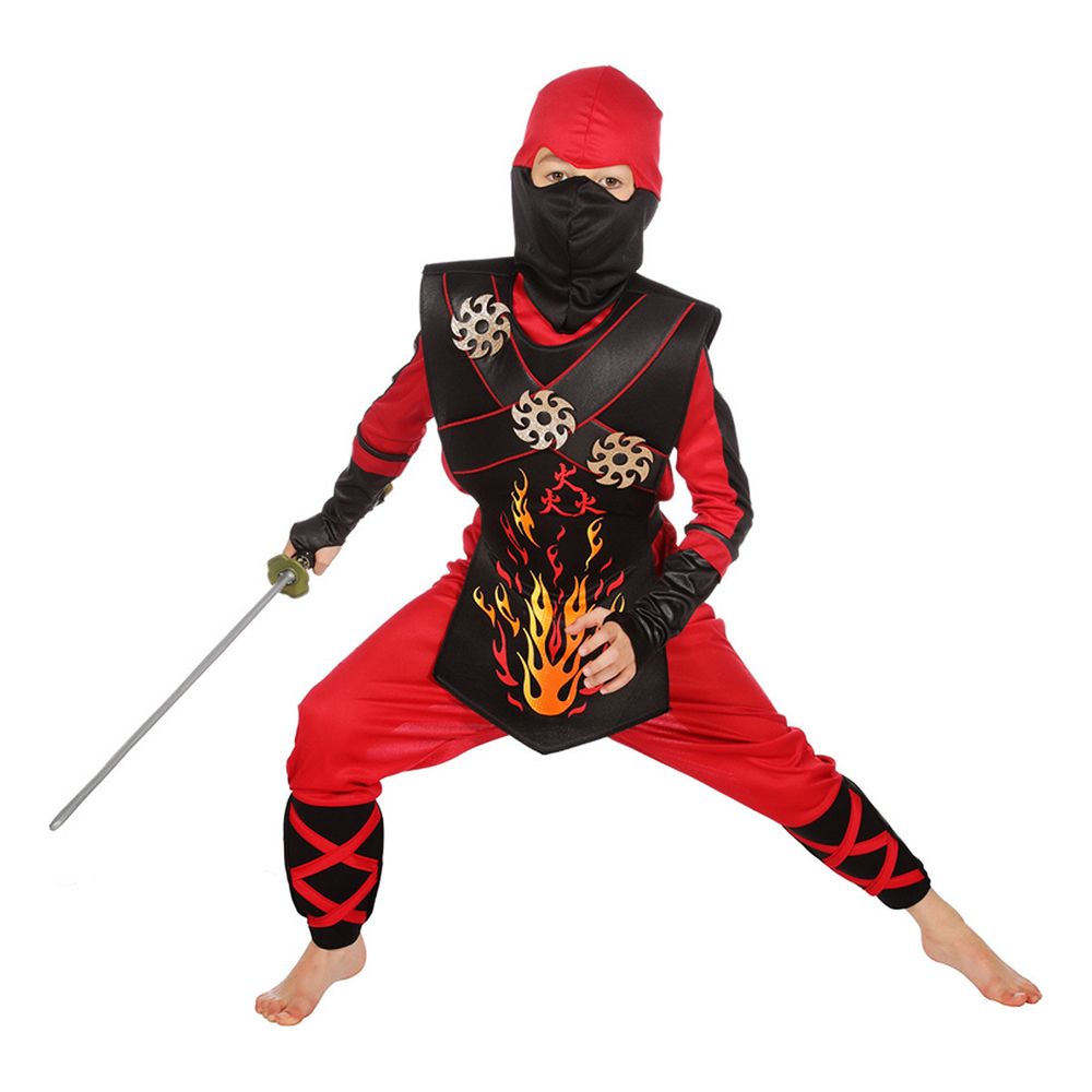 Fire Ninja Barn Kostyme