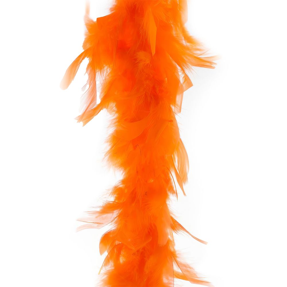 Fjærboa Oransje