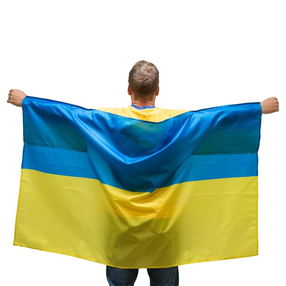 Flaggcape Ukraina