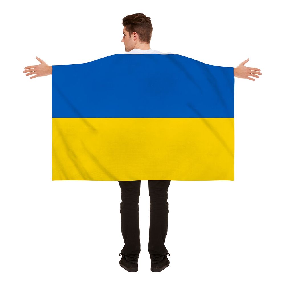 Flaggcape Ukraina