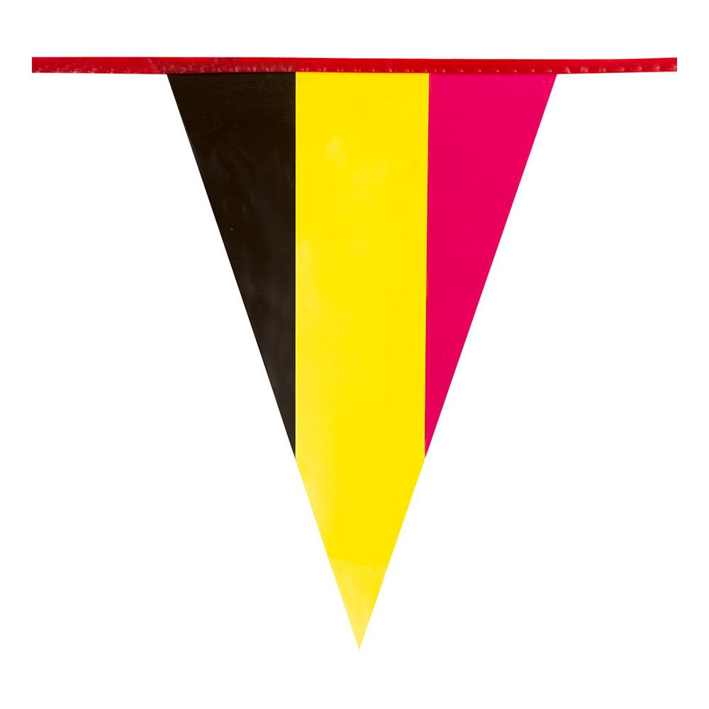 Flagguirlande Belgien