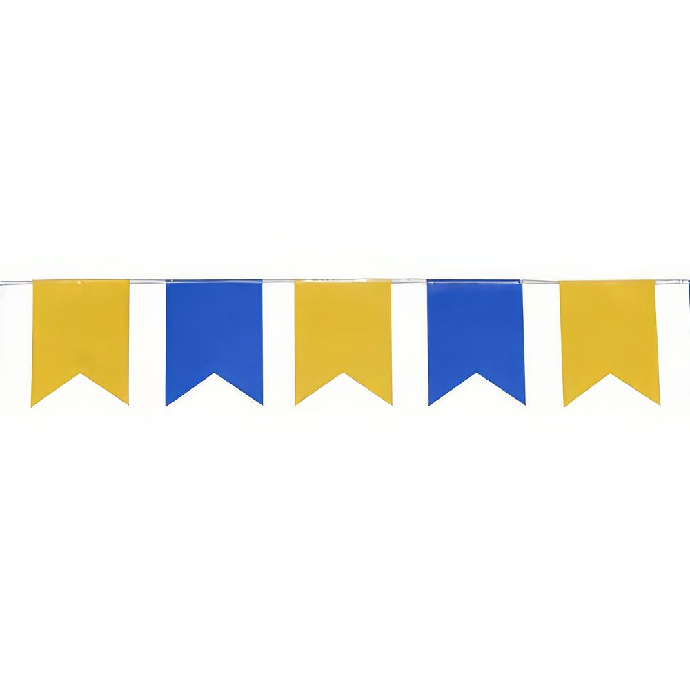 Vimpelguirlande Blå/Gul