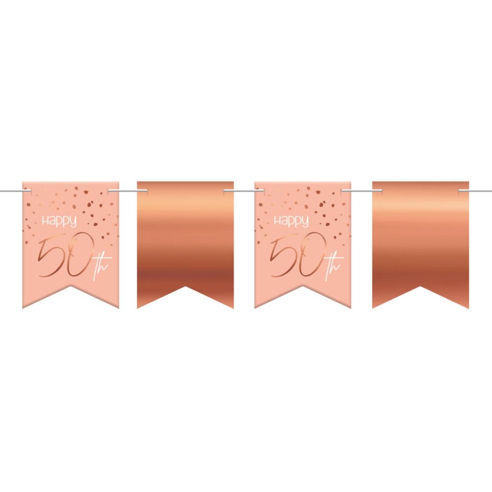 Lippuviirinauha Happy 50th Lush Blush