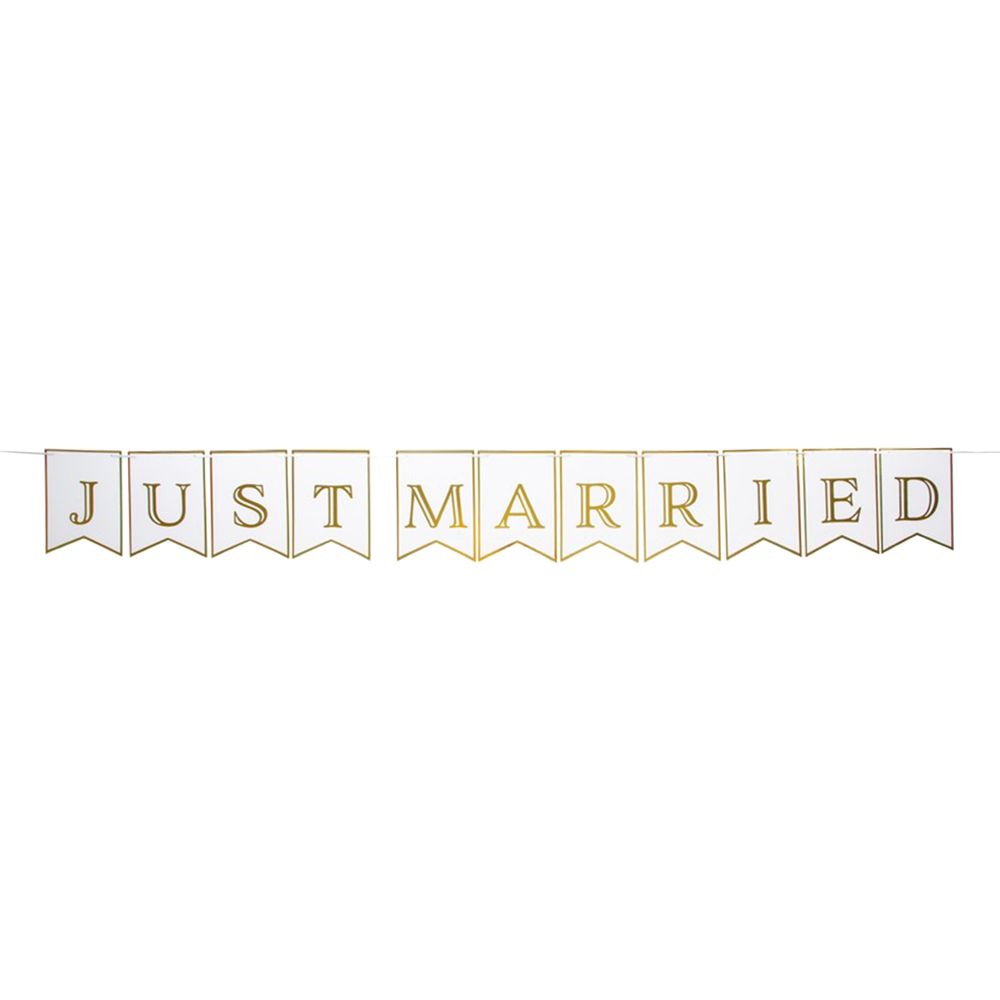 Vimpelguirlande Just Married