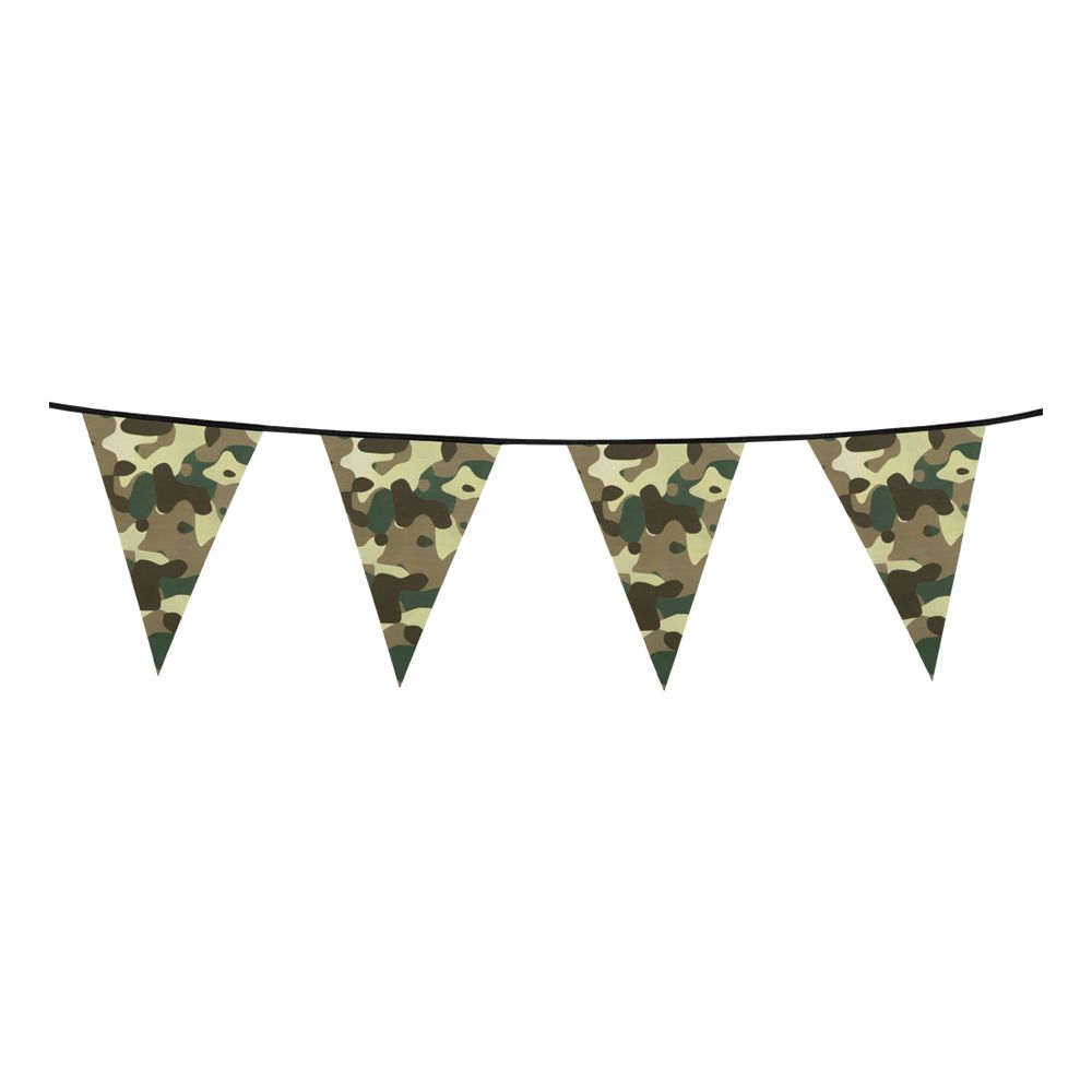 Vimpelguirlande Camouflage