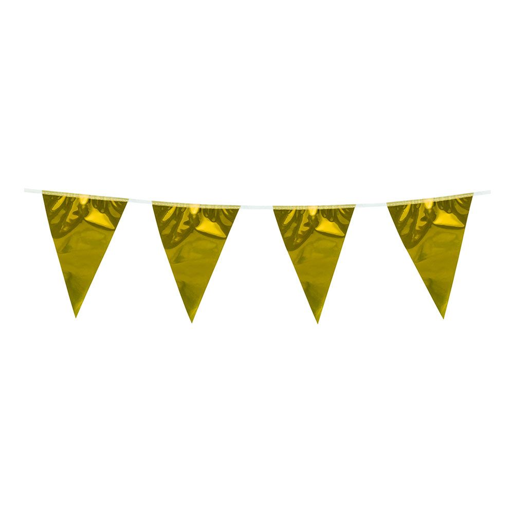 Vimpelguirlande Metallisk Guld