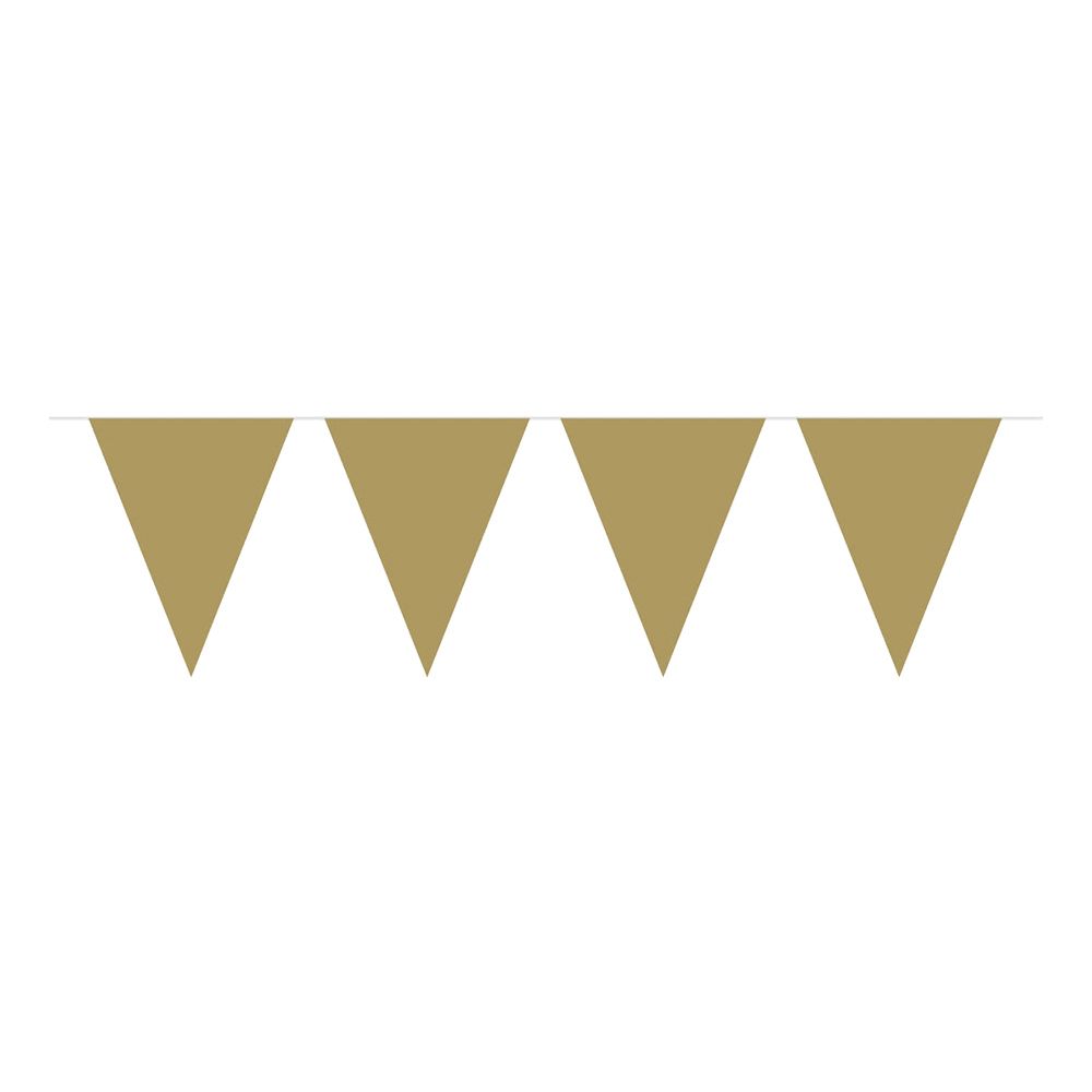 Vimpelguirlande Mini Guld