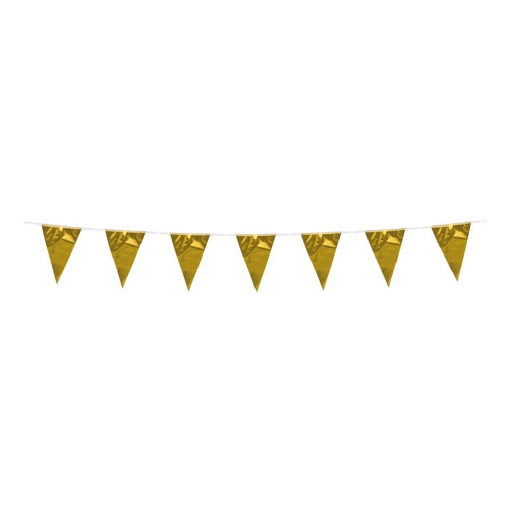 Vimpelguirlande Mini Metallisk Guld
