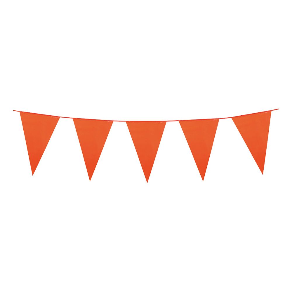 Flagguirlande Stor Orange