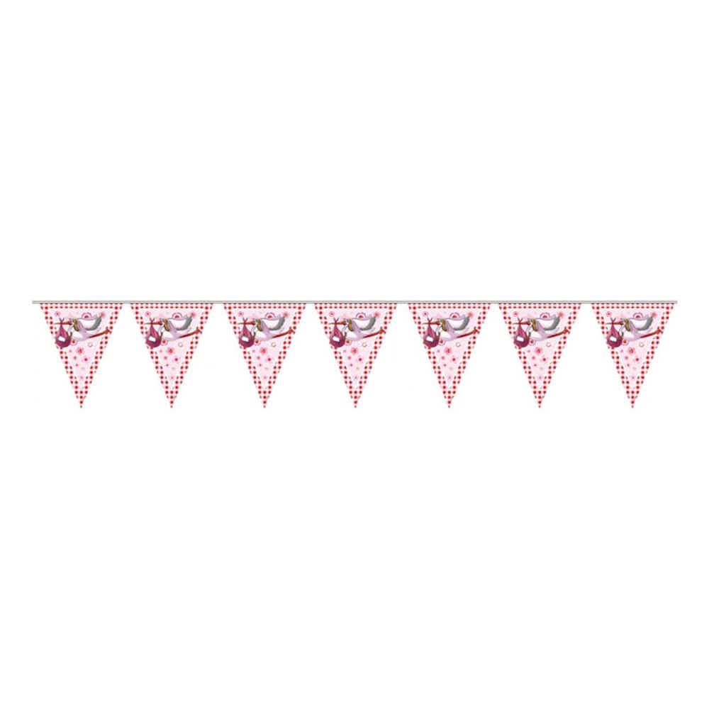 Flaggirlander Stork Rosa