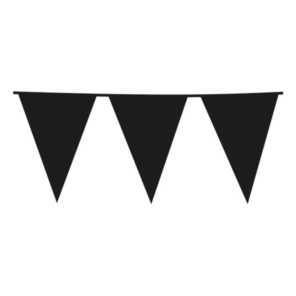 Vimpelgirlander Svart