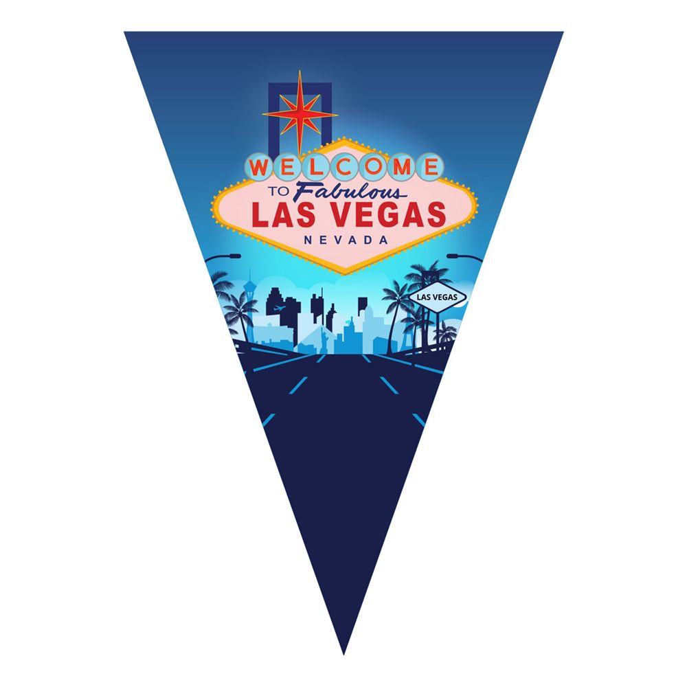 Vimpelguirlande Welcome to Las Vegas