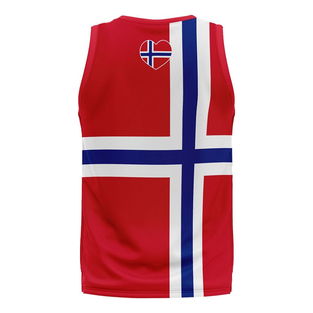 Tanktop med Norges Flag