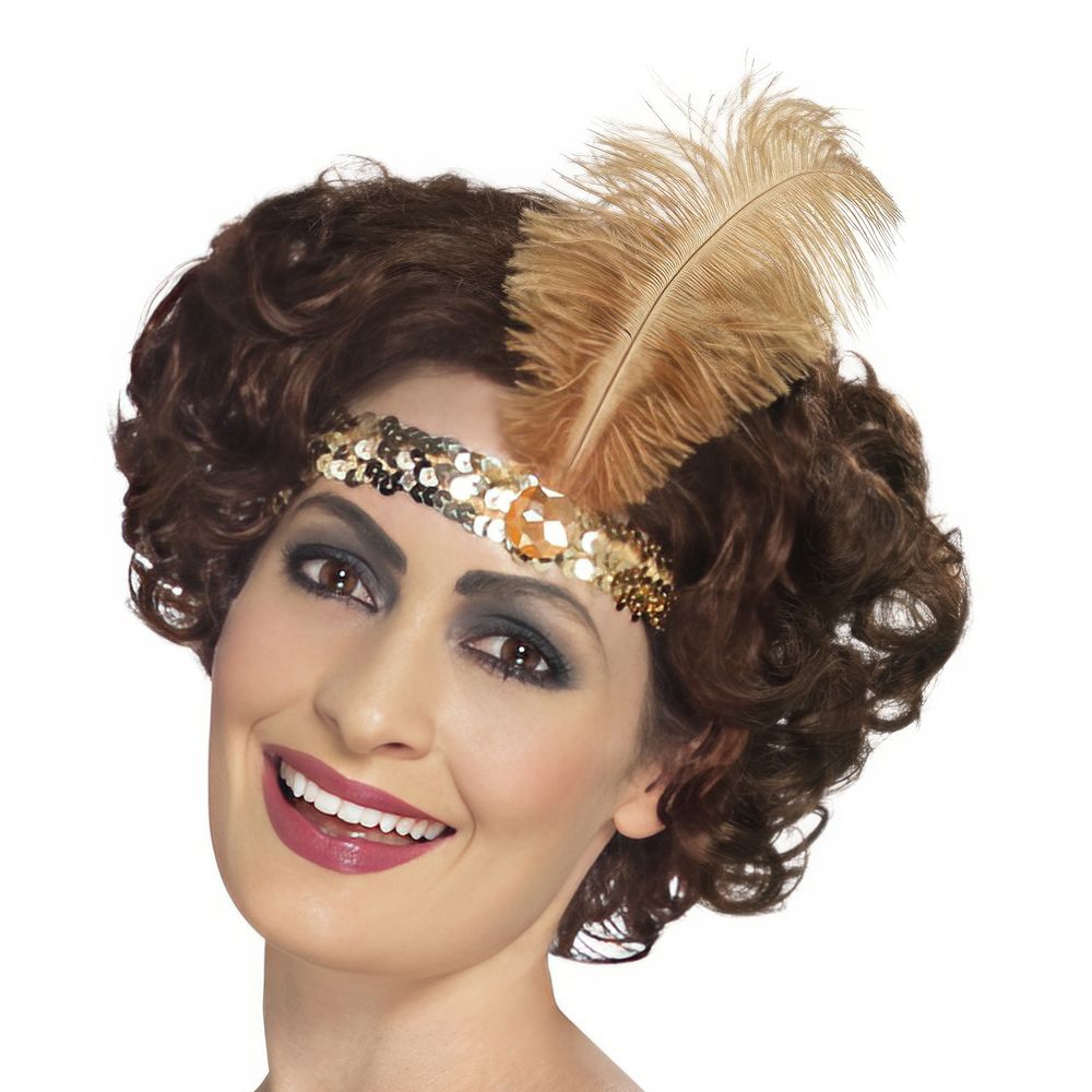 Flapper Pandebånd Guld