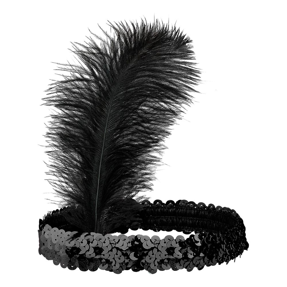 Flapper Pannebånd Svart