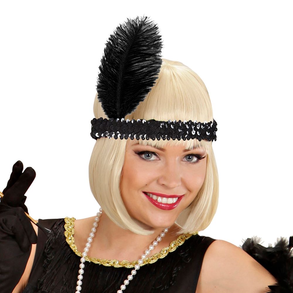 Flapper Pannebånd Svart