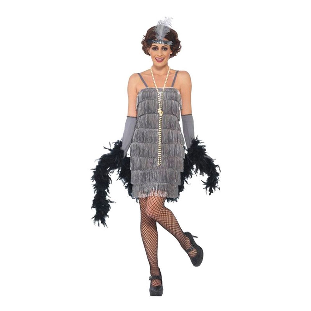 Flapper Hopea Lyhyt Naamiaisasu