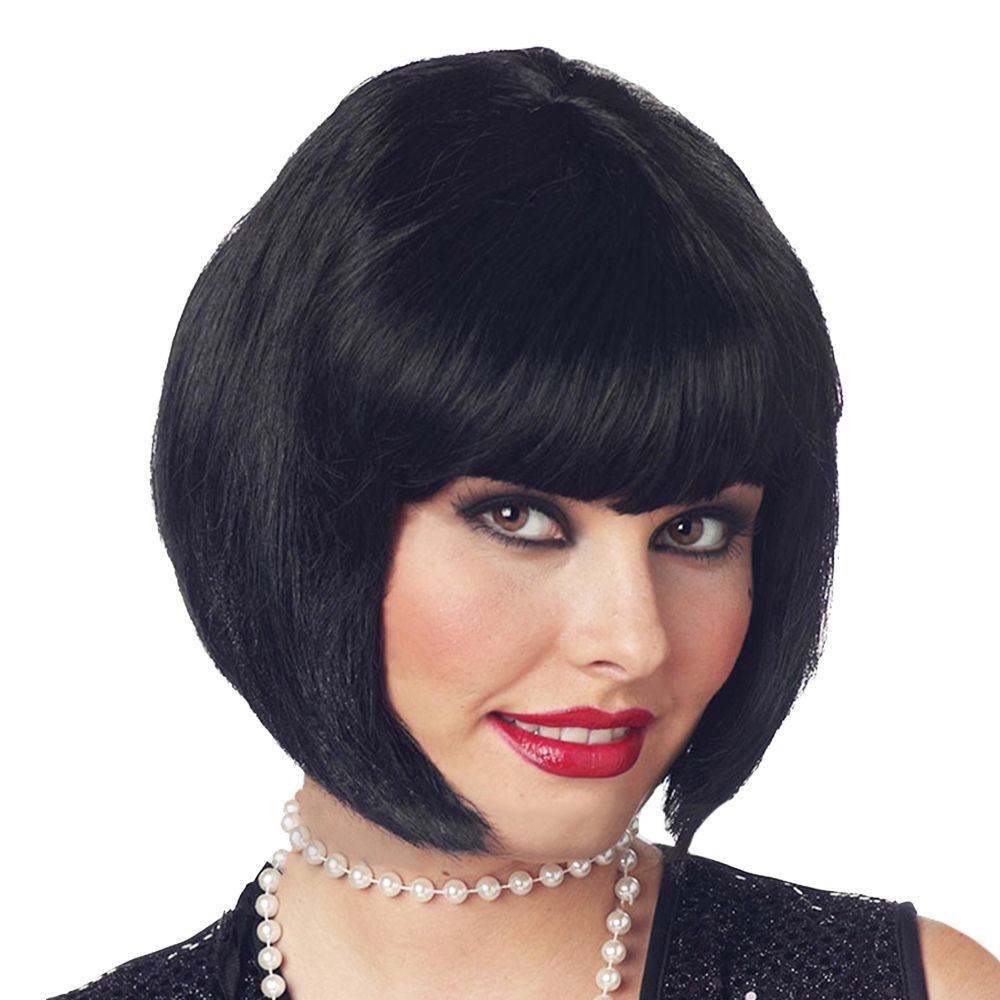 Flapper Musta Peruukki