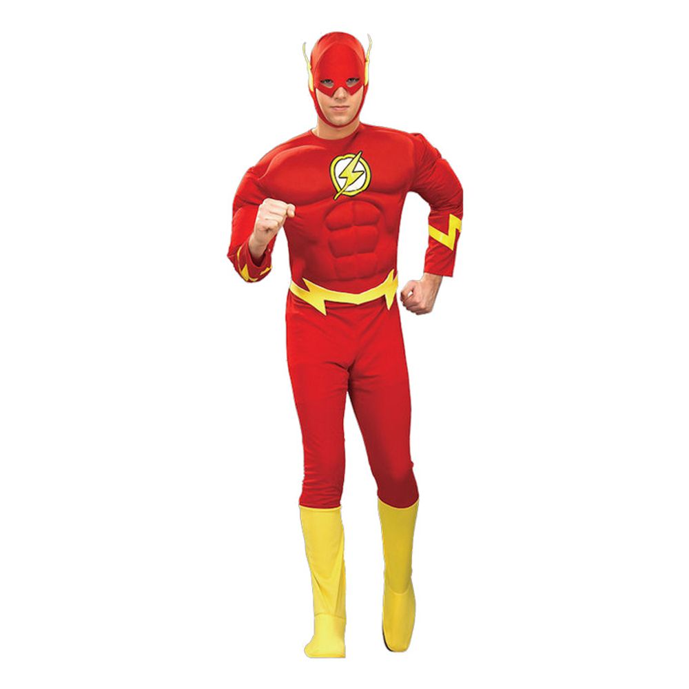Flash med Muskler Maskeraddräkt