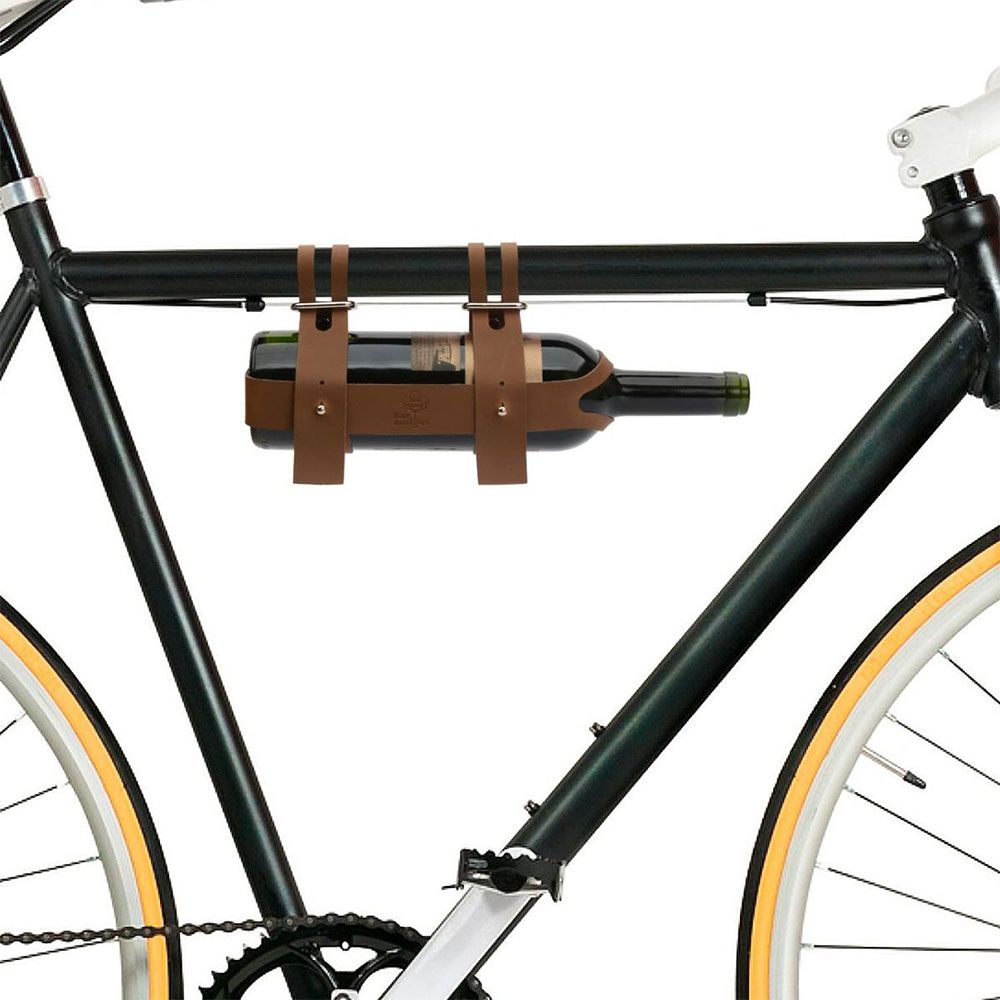 Flaskhållare i Läder För Cykel
