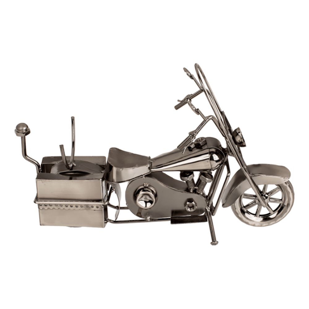 Vinställ i Metall Motorcykel
