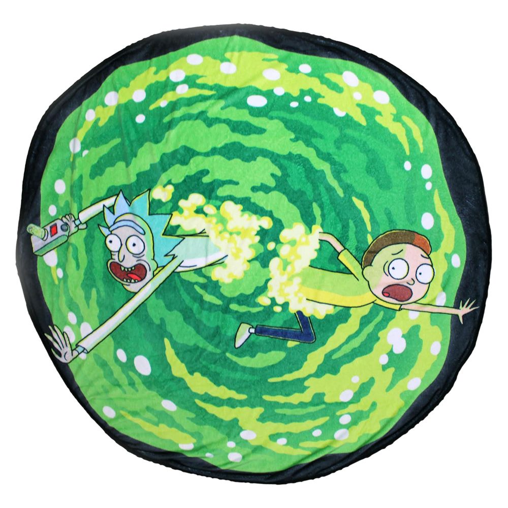 Fleecetæppe Rick And Morty