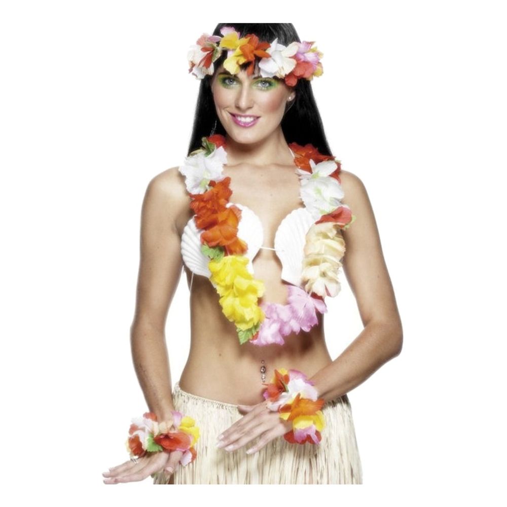 Flerfarget Hawaiisett