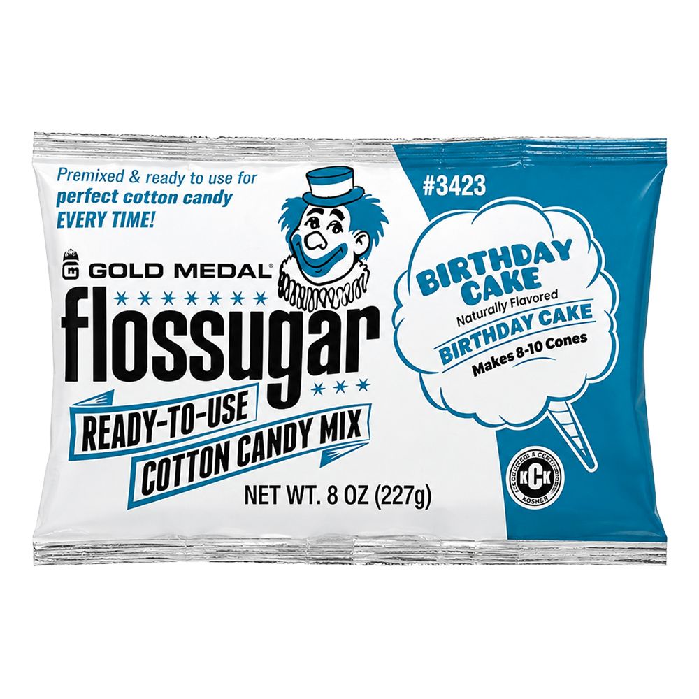Flossugar Sockervaddsmix Birthday Cake