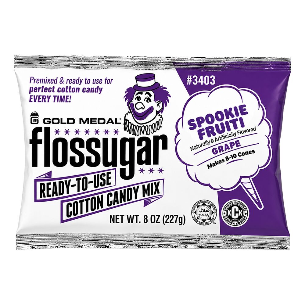 Flossugar Sockervaddsmix Spookie Fruiti
