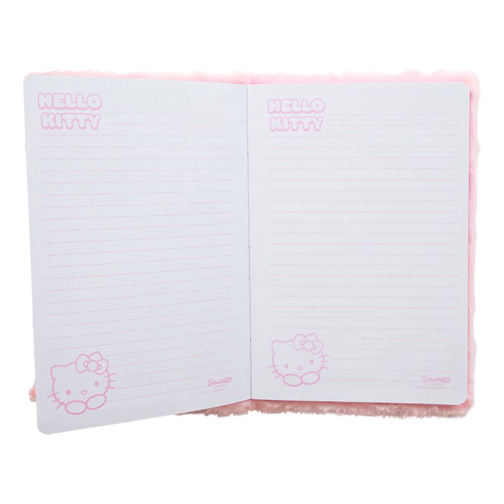 Fluffy Notesbog Hello Kitty