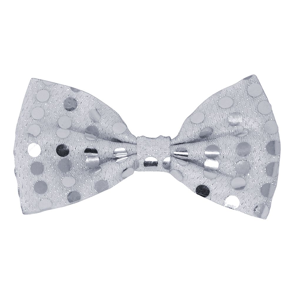 Fluga Silver med Prickar