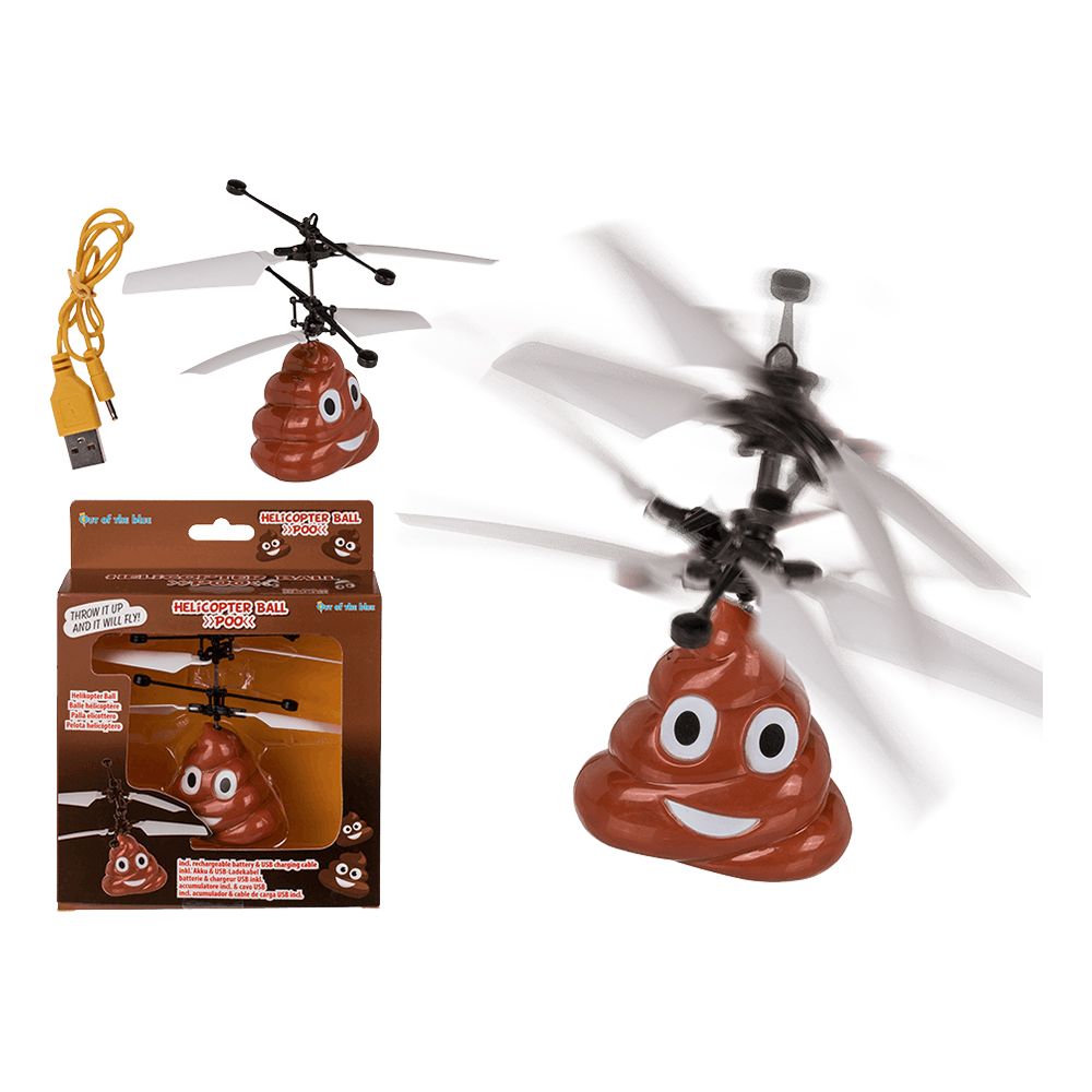 Flyvende Emoji Poop