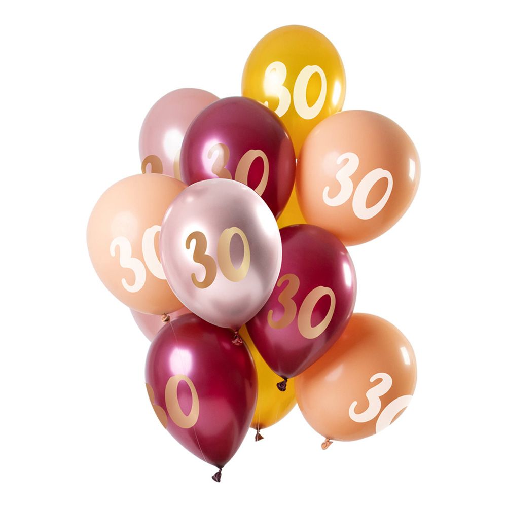 Ballonger 30 Krom Flerfärgad
