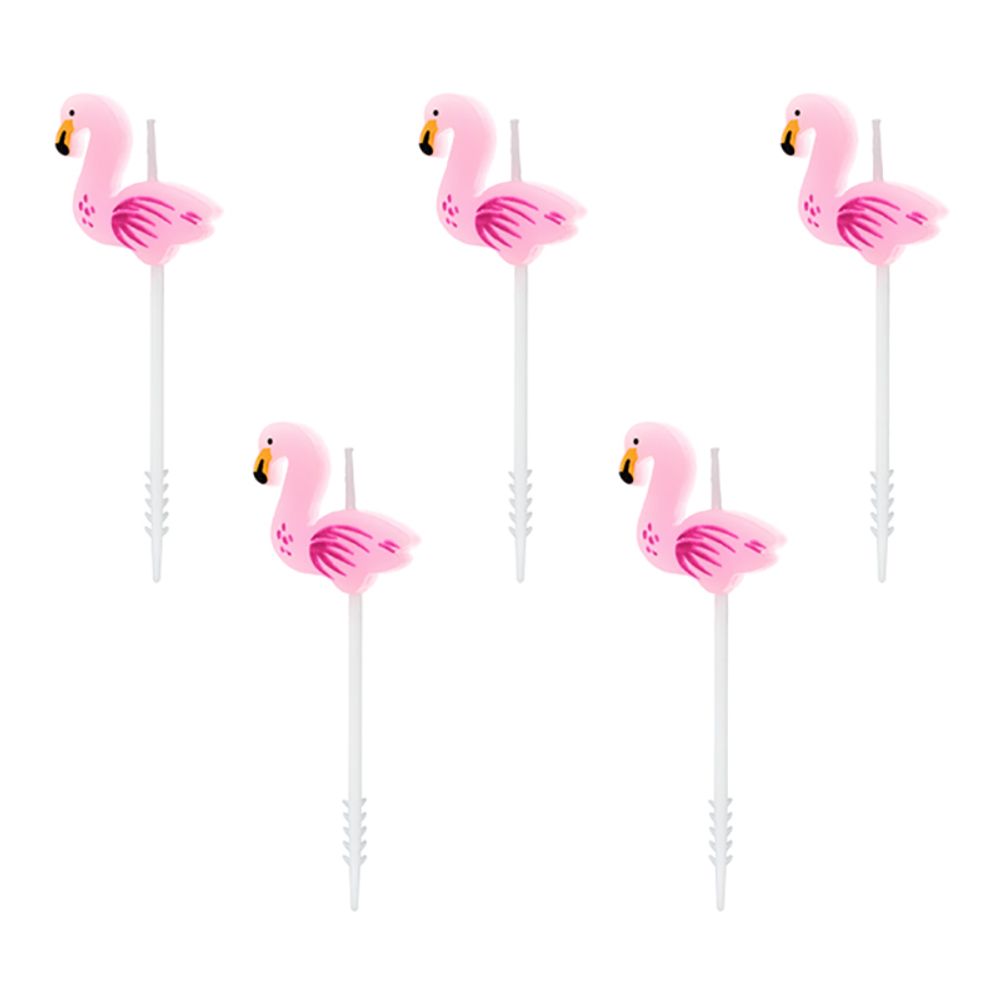 Fødselsdagslys Flamingo