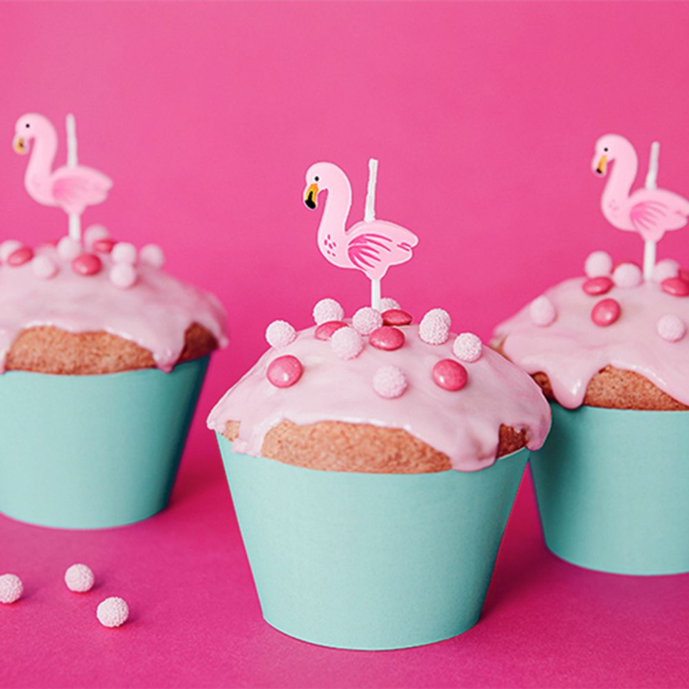 Fødselsdagslys Flamingo