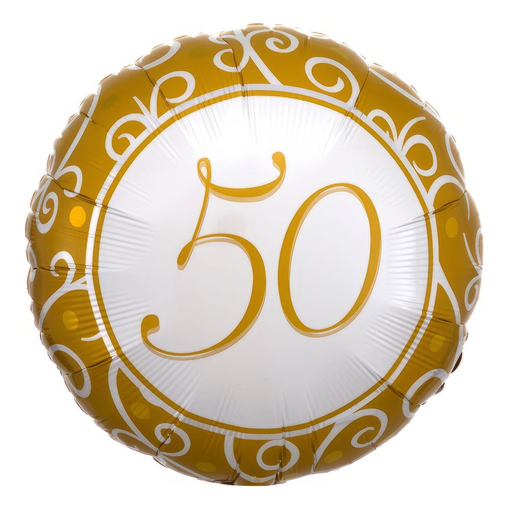 Folieballong 50 Gullbryllup