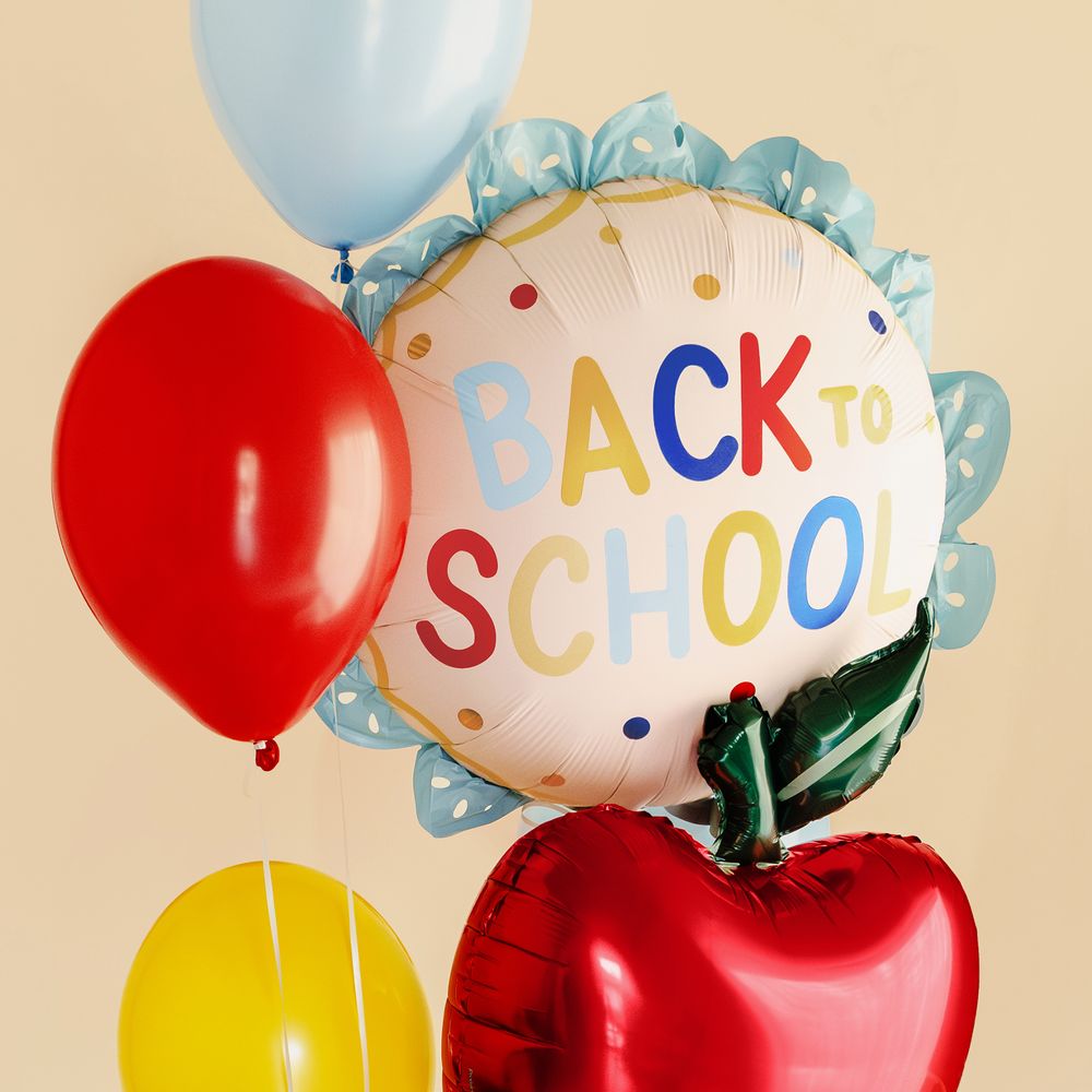 Folieballong Back to School