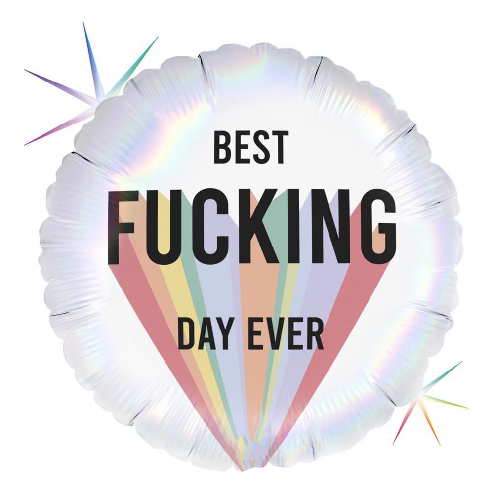 Folieballon Best Fucking Day Ever