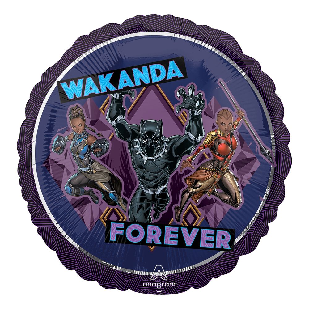 Folieballong Black Panther
