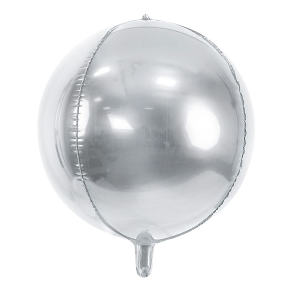 Folieballong Ball Sølv