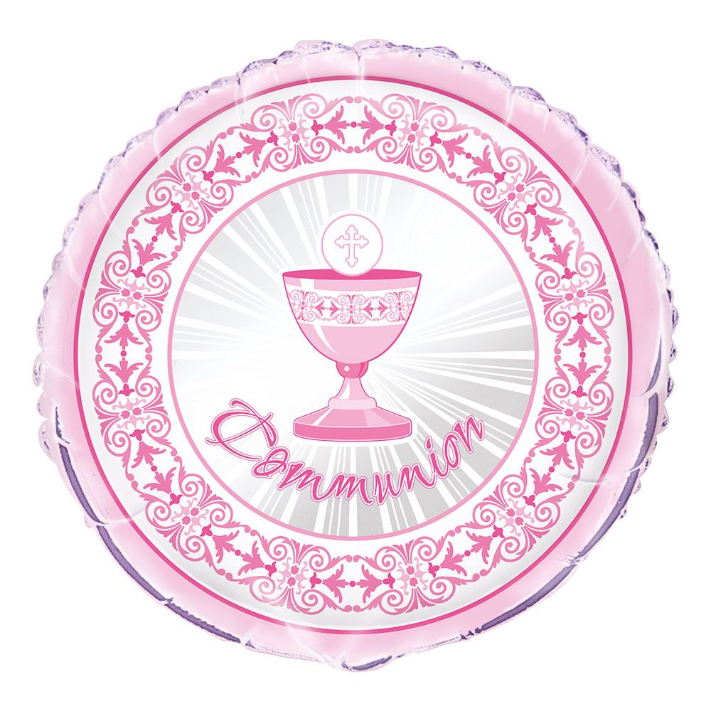 Folieballong Nattverd Rosa