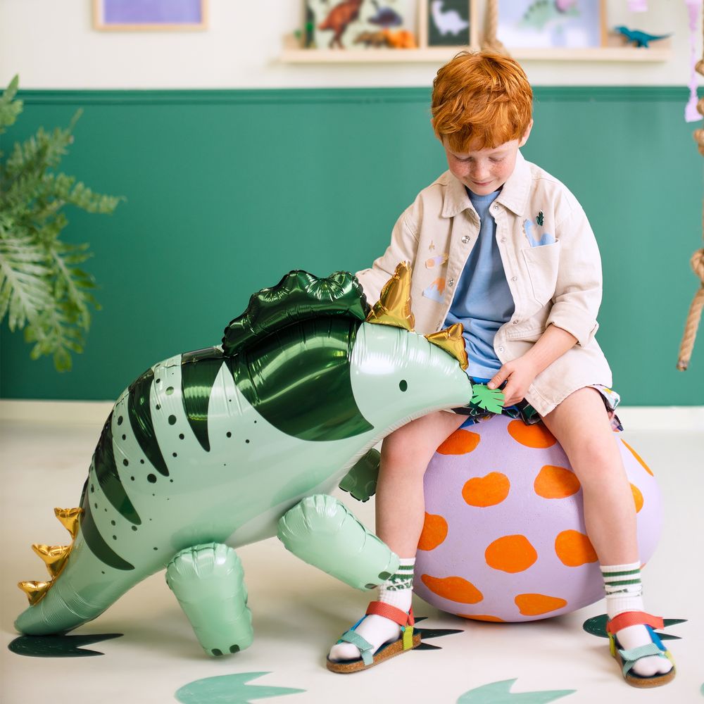 Folieballon Dinosaur Grøn