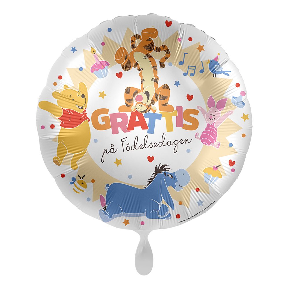Folieballong Disney Grattis på Födelsedagen