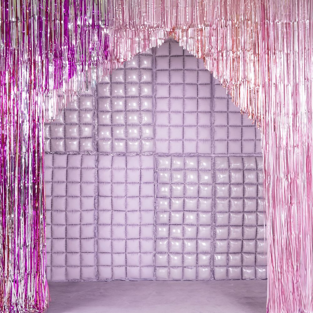 Folieballong Backdrop Lila