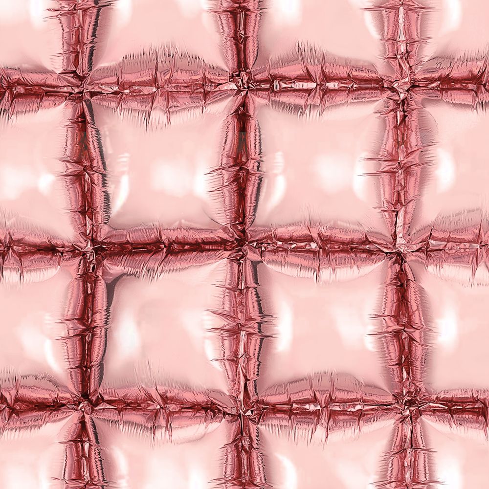Folieballong Backdrop Roségull