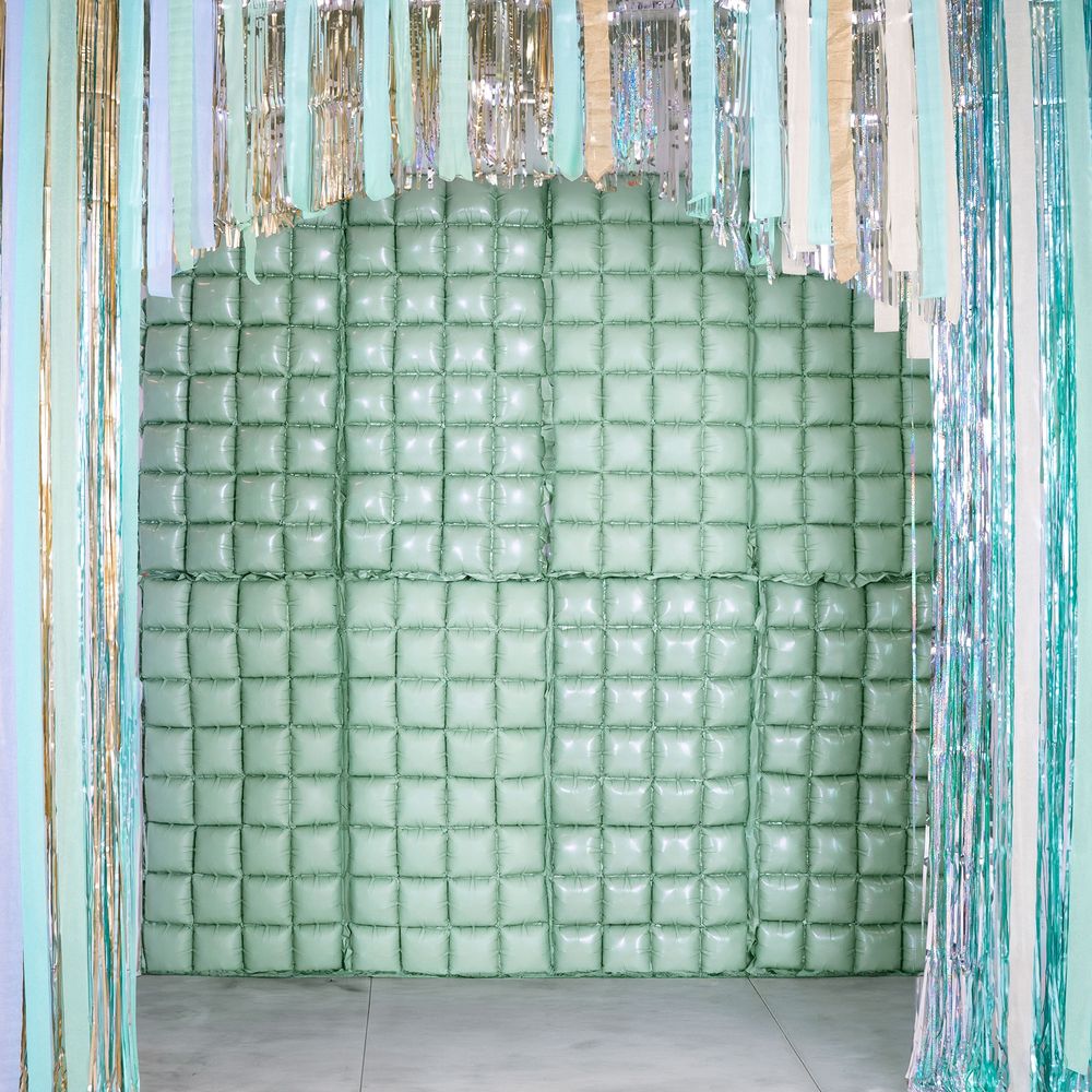 Folieballong Backdrop Turkos
