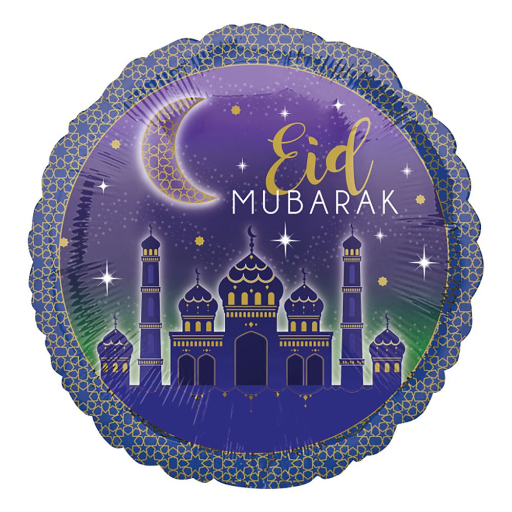 Folieballong Eid Mubarak