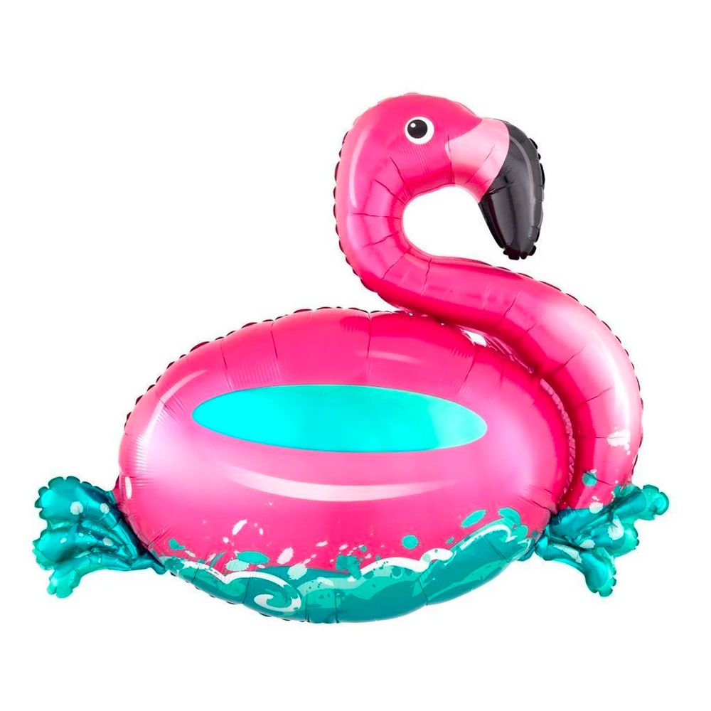 Folieballong Flamingo Badering